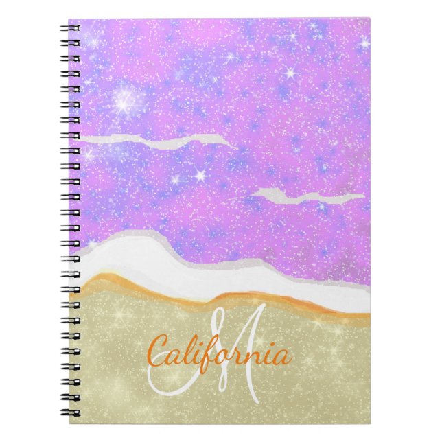 Starry Beach Notebook (Front)