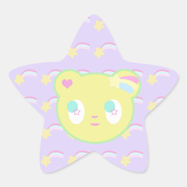 Starry Bear Sticker (Front)