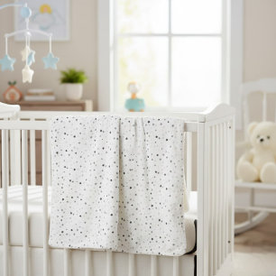 Starry Blanket, Soft Celestial Elegance Sherpa Blanket