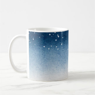 Starry Blue Gradient Serenity Mug