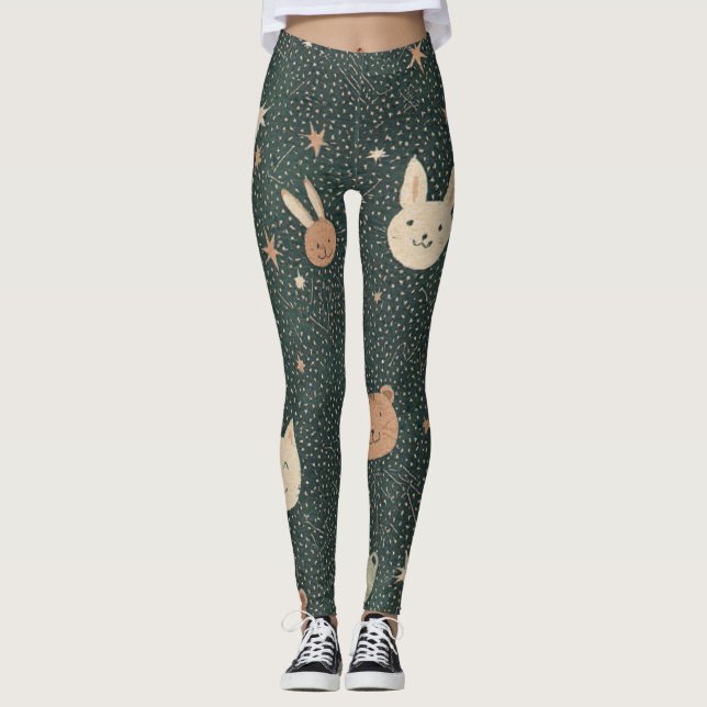 Starry Critter Constellation - Leggings (Front)