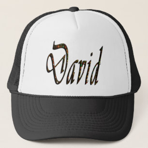 Starry Designed David Name, Trucker Hat