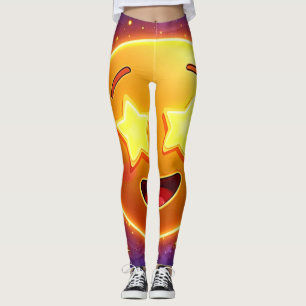 Starry-Eyed Emoji Joy Leggings