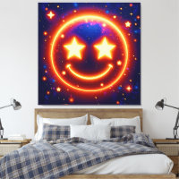 Starry-Eyed Glow Emoji