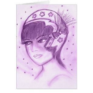 Starry Flapper in Purple