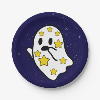 Starry Ghost Lost In Space Paper Plate