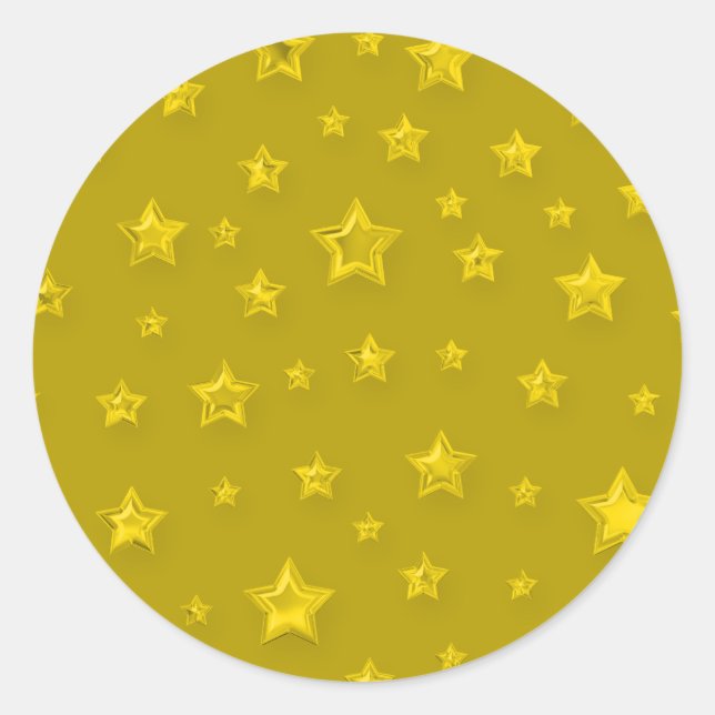 Starry Gold Sticker (Front)