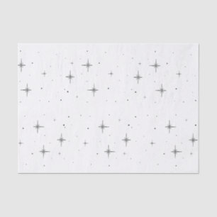 Starry Holiday Tissue Paper   Elegant Gift Wrap