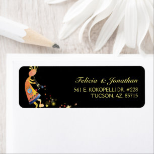 Starry Kokopelli Mariage Adresse de retour