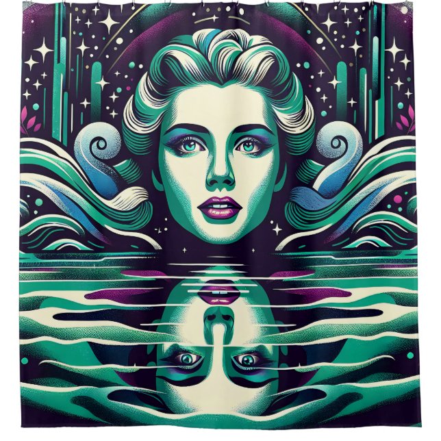 "Starry Mermaid Reflections" (Front)