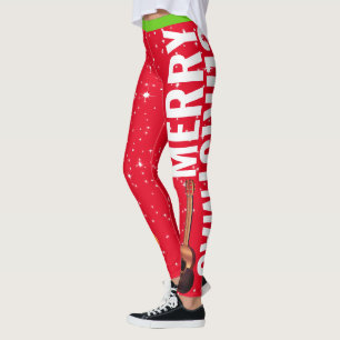 Starry Merry Christmas Marac and Cuatro (editable) Leggings