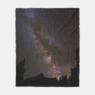 Starry Milky way, California Fleece Blanket