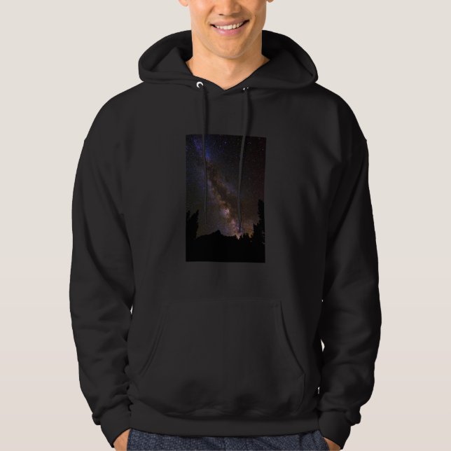 Starry Milky way, California Hoodie (Front)