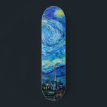 Starry Nigh Van Gogh Painting vibrant art Skateboard<br><div class="desc">Starry Nigh Van Gogh Painting vibrant art skateboard</div>