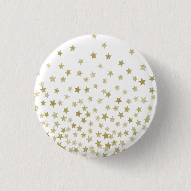 starry night 1 inch round button (Front)