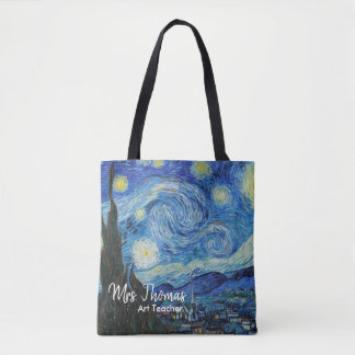 Starry Night All Over Print Teacher Tote