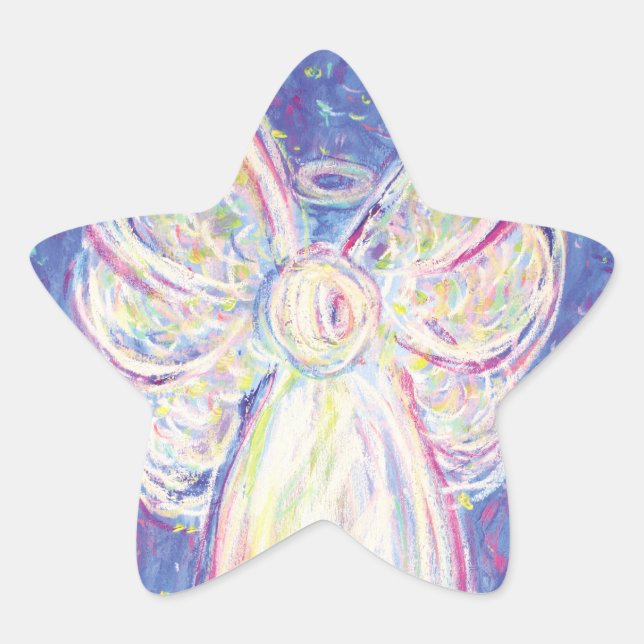 Starry Night Angel Art Decal Stickers (Front)