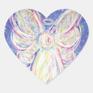 Starry Night Angel Art Decal Stickers