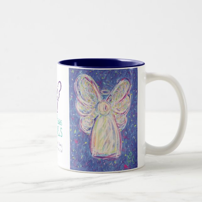 Starry Night Angel Mug (Right)