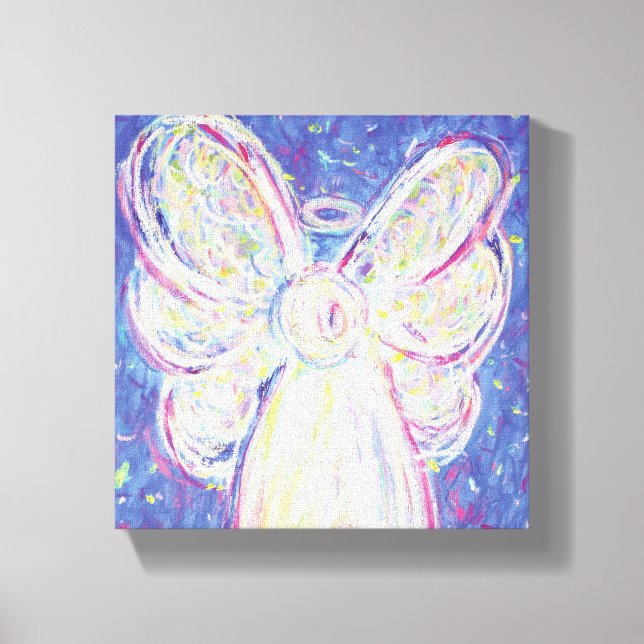 Starry Night Angel Painting Wrapped Canvas Art (Front)