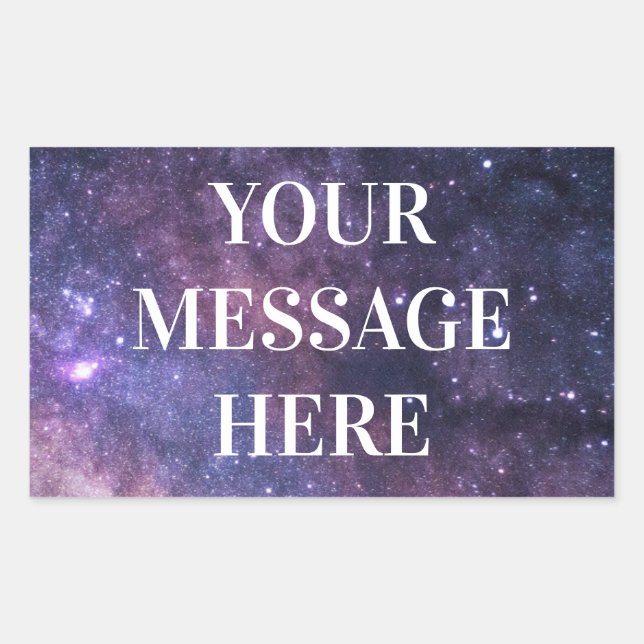 STARRY NIGHT background - Customize your own Sticker (Front)