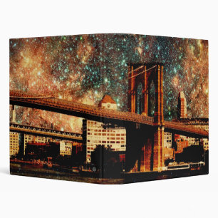 Starry Night Brooklyn Bridge Binder