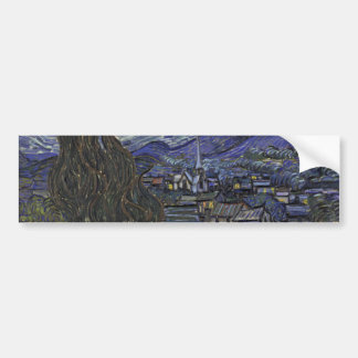 Starry Night Bumper Sticker
