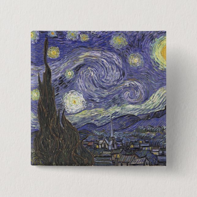 Starry Night Button (Front)
