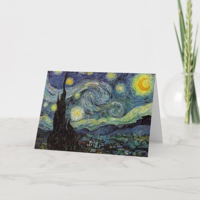 Starry Night by van Gogh Card (Front)