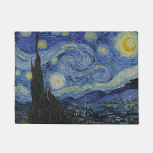 "Starry Night" by Van Gogh Doormat