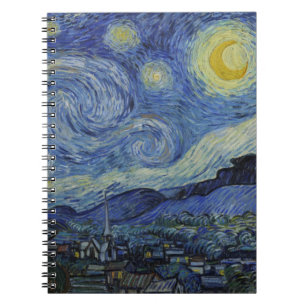 "Starry Night" by Van Gogh Notebook