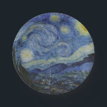 "Starry Night" by Van Gogh Paper Plate<br><div class="desc">This design features a very high resolution unaltered and unedited reproduction of Van Gogh's famous "Starry Night" painting.</div>