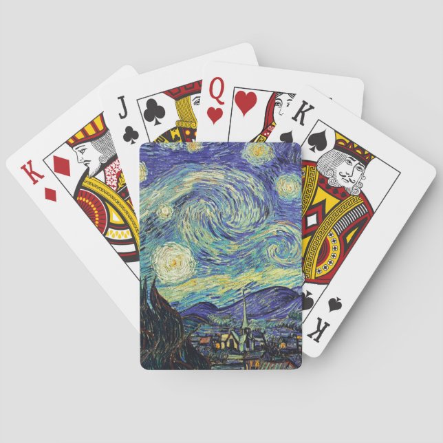 Starry Night by van Gogh Playing Cards (Back)