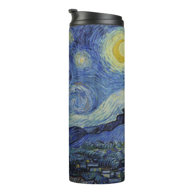 "Starry Night" by Van Gogh Thermal Tumbler (Rotated Right)