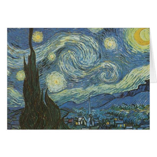 Starry Night by Vincent Van Gogh (Front Horizontal)