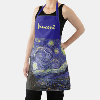 Starry Night by Vincent van Gogh Apron