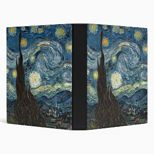 Starry Night by Vincent van Gogh Binder