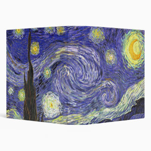 Starry Night by Vincent van Gogh Binder