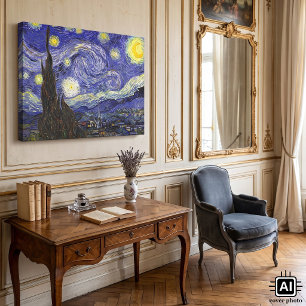 Starry Night by Vincent van Gogh Canvas Print
