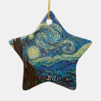 Starry Night by Vincent van Gogh Ceramic Ornament