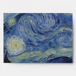 Starry Night by Vincent Van Gogh Envelopes