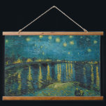 Starry Night by Vincent van Gogh Hanging Tapestry<br><div class="desc">Vincent van Gogh - Starry Night,  1888. Vincent Willem van Gogh (1853-1890) was a Dutch Post-Impressionist painter who posthumously became one of the most famous and influential figures in Western art history.</div>