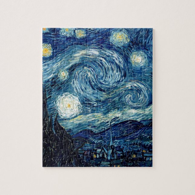 Starry Night By Vincent Van Gogh Jigsaw Puzzle (Vertical)