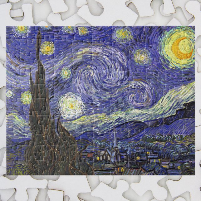 Starry Night by Vincent van Gogh Jigsaw Puzzle (Creator Uploaded)