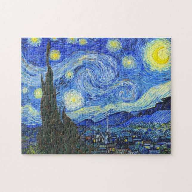 Starry Night by Vincent van Gogh Jigsaw Puzzle (Horizontal)