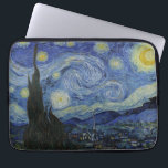Starry Night by Vincent Van Gogh Laptop Sleeve<br><div class="desc">One of the most famous paintings by Vincent Van Gogh. Starry Night is a beautiful blue oil on canvas painting by Van Gogh and this is the highest available quality on Zazzle so you can expect top quality printing results. Available on many diffrent gifts, electronic cases, prints and more! Just...</div>