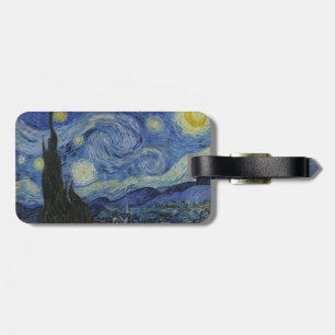 Starry Night by Vincent Van Gogh Luggage Tag