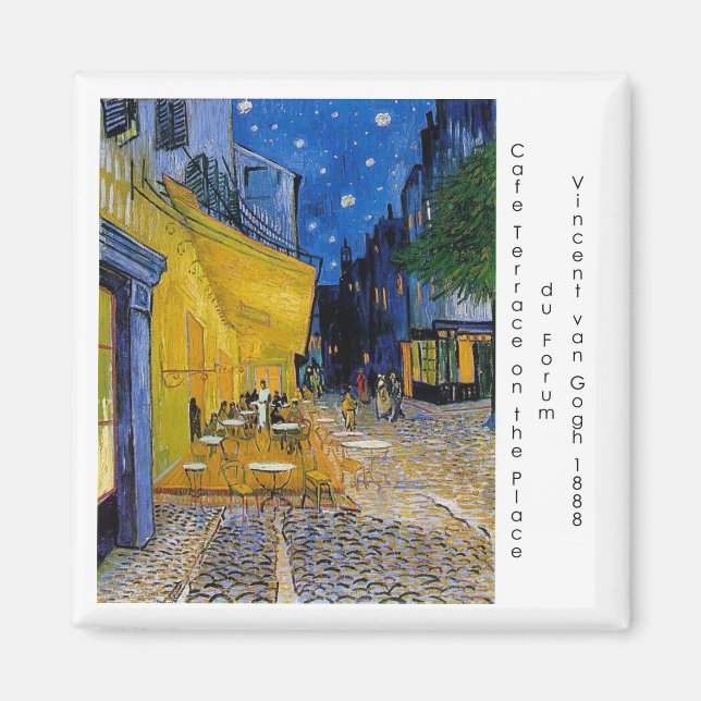 Starry Night by Vincent van Gogh Magnet (Front)
