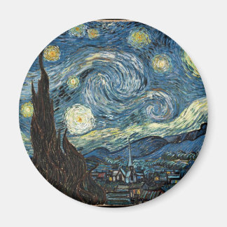 Starry Night by Vincent Van Gogh Magnet