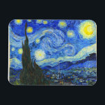 Starry Night by Vincent van Gogh Magnet<br><div class="desc">Starry Night by Vincent van Gogh</div>